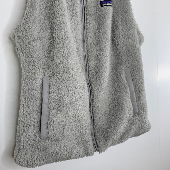 Patagonia Los Gatos Fleece Vest Size Medium Grey Womens Full Zip - Picture 7 of 15